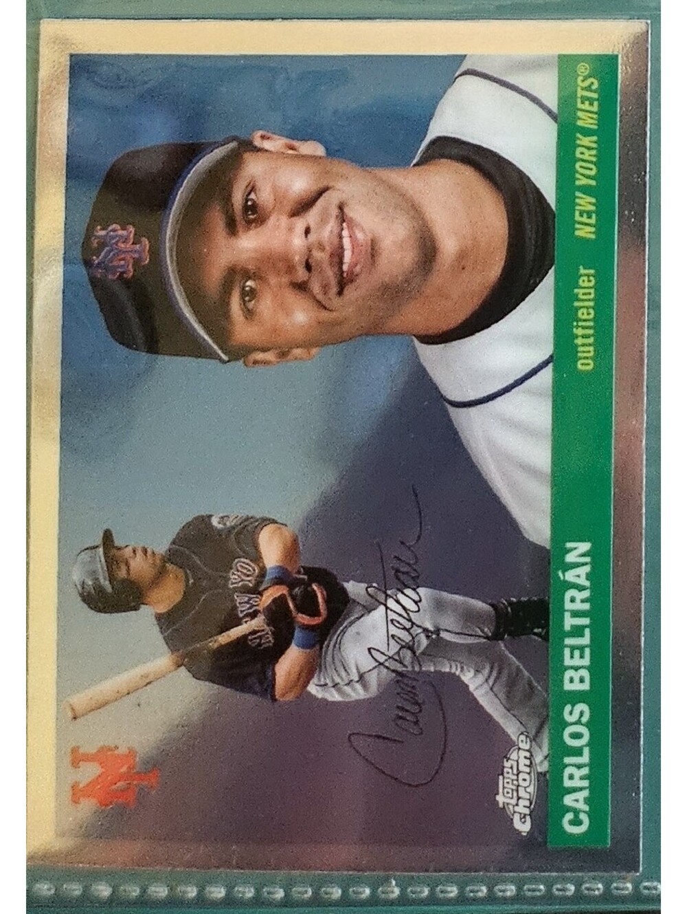 Carlos Beltran #493 (HOF) 2025 Topps Chrome Platinum - NY Mets